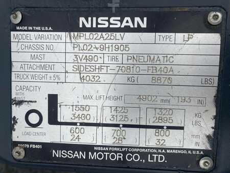 Propane Forklifts 2005  Nissan MPL02A25LV (6)