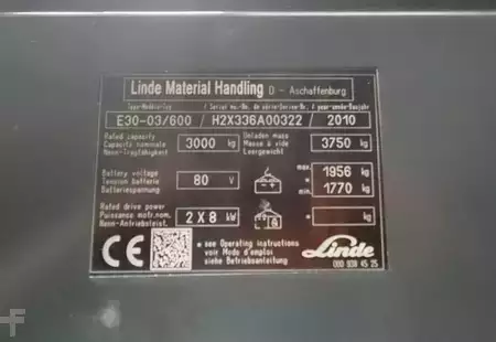 Elektro 4 Rad 2010  Linde E30 - 03/600 336 (9)