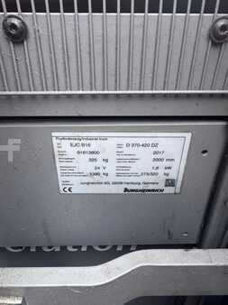 Ruční vysokozdvižný vozík 2017  Jungheinrich EJC B16 (3)