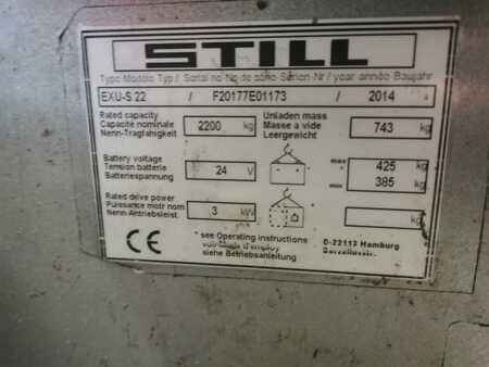 Transpaleta eléctrica 2014  Still EXU-S22 (6)