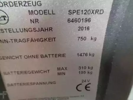 Pallet Stackers 2016  BT SPE 120 XRD (4)