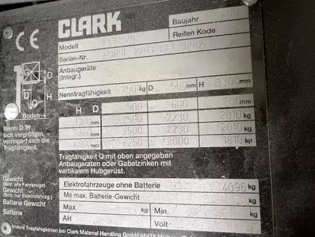 Carrelli elevatori GPL 1998  Clark CGP 25 (8)