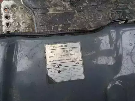 El truck - 4 hjulet 2013  Toyota 8 FBET 18 1.8 tons heftruck 2013 8fbet18 heftruck (10)