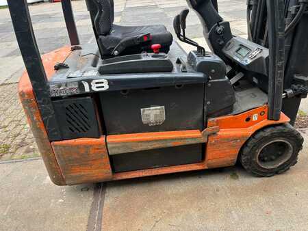 Elektrisk- 4 hjul 2013  Doosan B18T-5 elektrische heftruck 1.8 ton dublo mast B18 (8)
