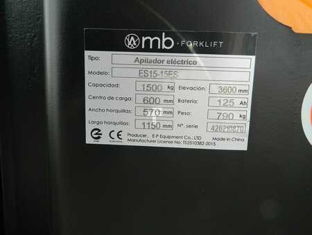 MB Forklift ES15 15ES 2S350