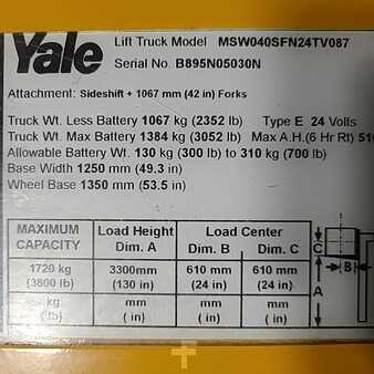 Apilador eléctrico 2015  Yale MSW040 (22)