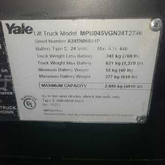 Electric Pallet Jacks 2016  Yale MPB045VG (14)