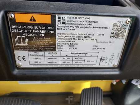 Elektryczne 3-kołowe 2017  Hyster J 1.6 XNT (5)