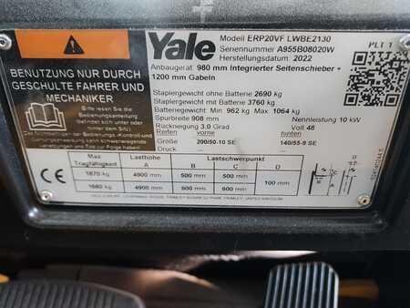 Elektro 4 Rad 2022  Yale ERP 20 VF LWB (7)