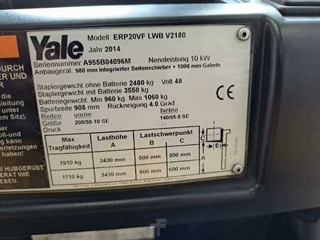 Elektro 4 Rad 2013  Yale ERP 20 VF LWB (12)