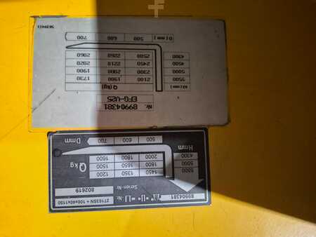 4-wiel elektrische heftrucks 1998  Jungheinrich EFG-V 25 (6)