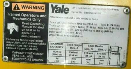 Pallet Stackers 2010  Yale MSW040SFN24TV087 (8)