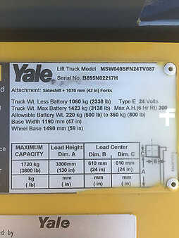 Pallet Stackers 2010  Yale MSW040SFN24TV087 (10)
