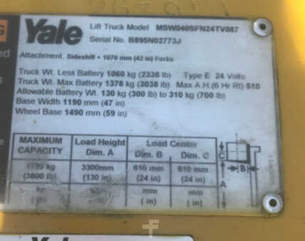 Pallet Stackers 2012  Yale MSW040SFN24TV087 (11)