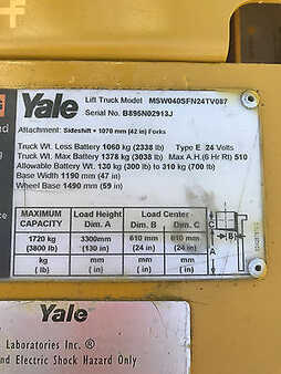Pallet Stackers 2012  Yale MSW040SFN24TV087 (10)