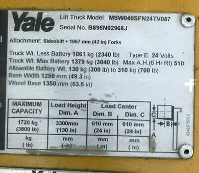 Pallet Stackers 2012  Yale MSW040SFN24TV087 (10)