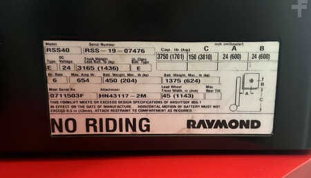 Pallet Stackers - Raymond RSS40 (10)