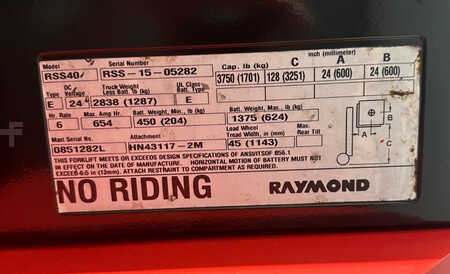 Pallet Stackers - Raymond RSS40 (10)
