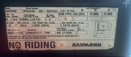 Apilador eléctrico - Raymond RSS40 (10)