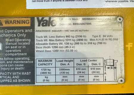 Pallet Stackers 2020  Yale MSW040SFN24TV087 (10)