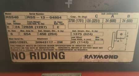 Apilador eléctrico - Raymond RSS40 (10)