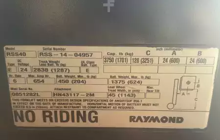 Pallet Stackers 2014  Raymond RSS40 (10)