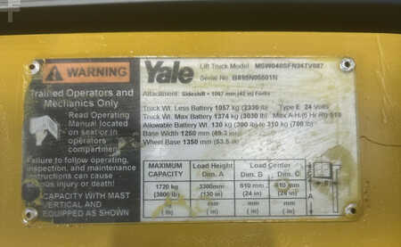 Pallet Stackers 2016  Yale MSW040SFN24TV087 (10)