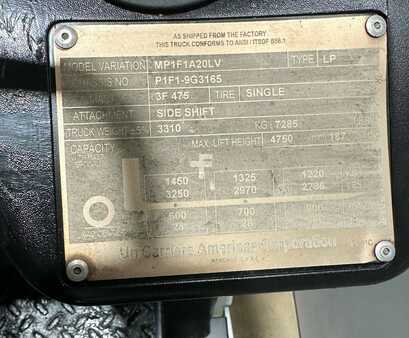 Propane Forklifts 2015  Unicarriers MP1F1A20LV (12)