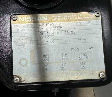 Propane Forklifts 2012  Nissan MP1F1A20LV (12)