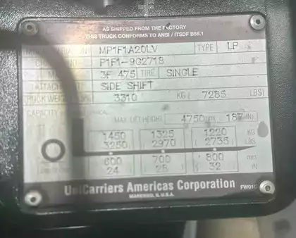 Propane Forklifts 2014  Unicarriers MP1F1A20LV (12)