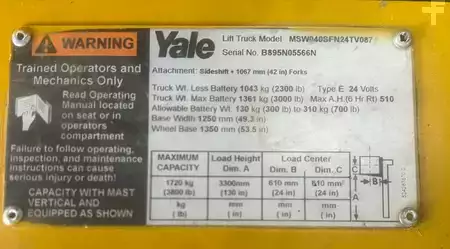 Pallet Stackers 2016  Yale MSW040SFN24TV087 (8)