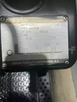 Propane Forklifts 2012  Nissan MP1F1A20LV (11)