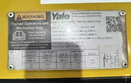 Pallet Stackers 2018  Yale MSW040SFN24TV087 (8)