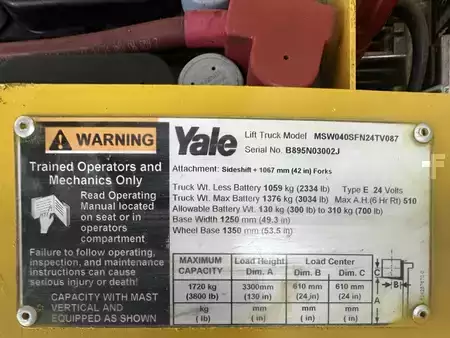 Pallet Stackers 2011  Yale MSW040SFN24TV087 (7)