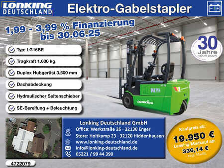 El truck - 3 hjulet 2025  Lonking LG16BE (1)