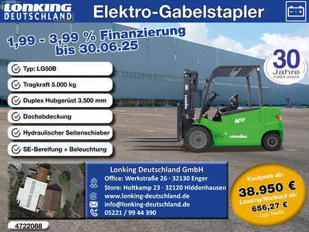 Elektryczne 4-kołowe 2025  Lonking LG50B (1)
