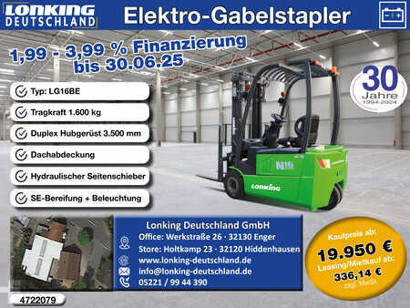 Carrelli elettrici 3 ruote 2025  Lonking LG16BE (1)