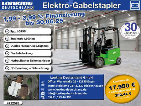Elektryczne 4-kołowe 2025  Lonking LG15B (1)