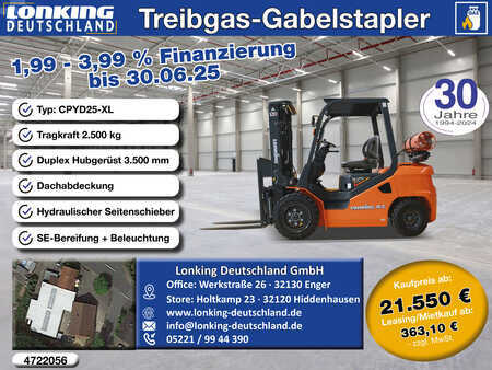 LPG heftrucks 2025  Lonking CPYD25-XL (1)