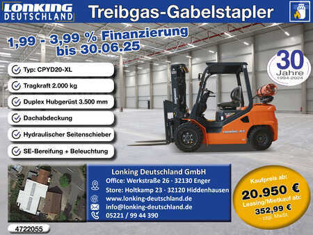 LPG heftrucks 2025  Lonking CPYD20-XL (1)