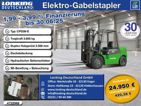 4-wiel elektrische heftrucks 2025  Lonking CPD38-E (1)