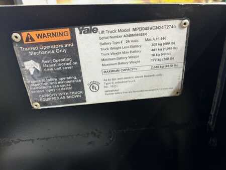 Electric Pallet Jacks 2018  Yale MPB045VGN24T2746 (7)