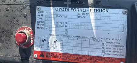 Propane Forklifts - Toyota 7FGCU35 Forklift (3)