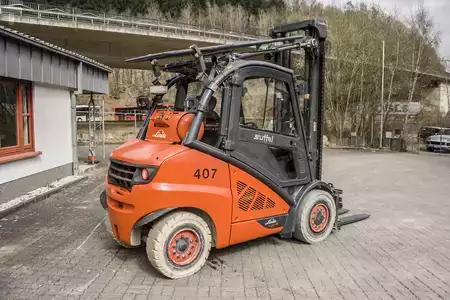 Treibgasstapler 2019  Linde H50 EVO Seitenschieber AC (7)