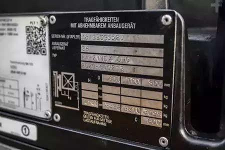 Gázüzemű targoncák 2020  Yale GLP45 2020 Drehgerät Freihub (15)