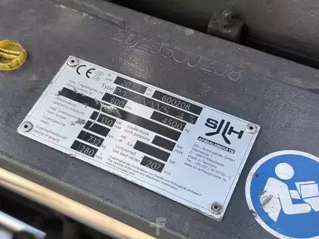 LPG heftrucks 2020  Yale GLP45VX original BS Zinkenverstellgerät (8)