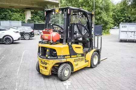 Treibgasstapler 2020  Yale GLP20 Gas Freihub Seitenschieber Zinkelverstellgerät (3)
