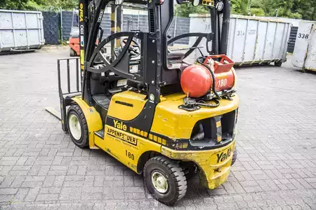Treibgasstapler 2020  Yale GLP20 Gas Freihub Seitenschieber Zinkelverstellgerät (4)