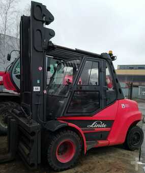 Diesel gaffeltruck 2013  Linde H80D-02/900 (wózek nr 55) (1)
