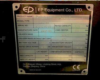 Työntömastotrukki 2021  EP Equipment ESL 122, 3300mm Hubhöhe, 1200kg E-Ameise wie Still (12)